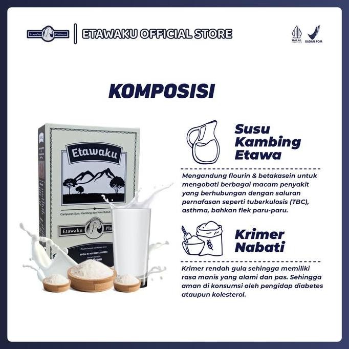 

Promo Etawaku Platinum Paket 3 Box - Susu Kambing Menyehatkan Paru-Paru