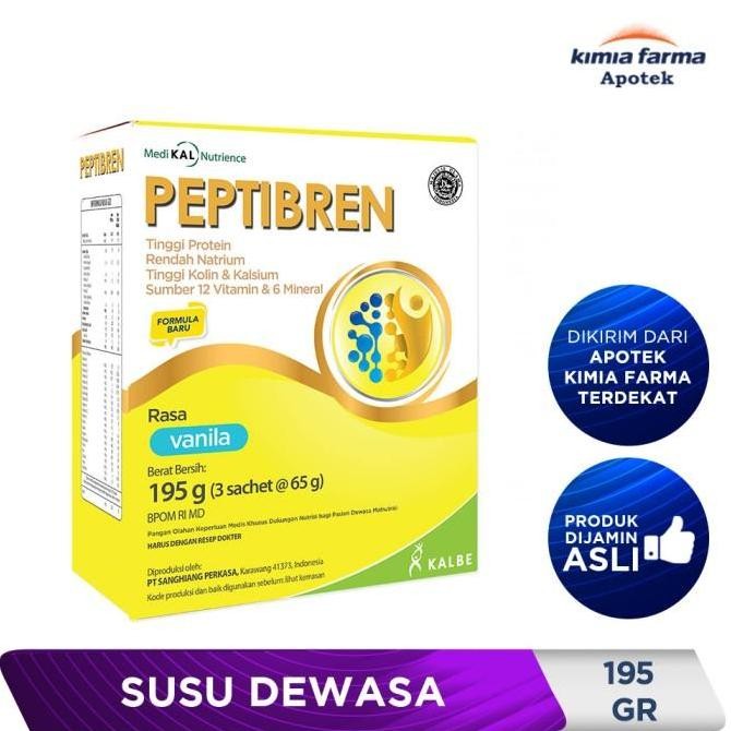 

Sale Peptibren Vanilla 195 Gr / Susu Dewasa / Kimia Farma