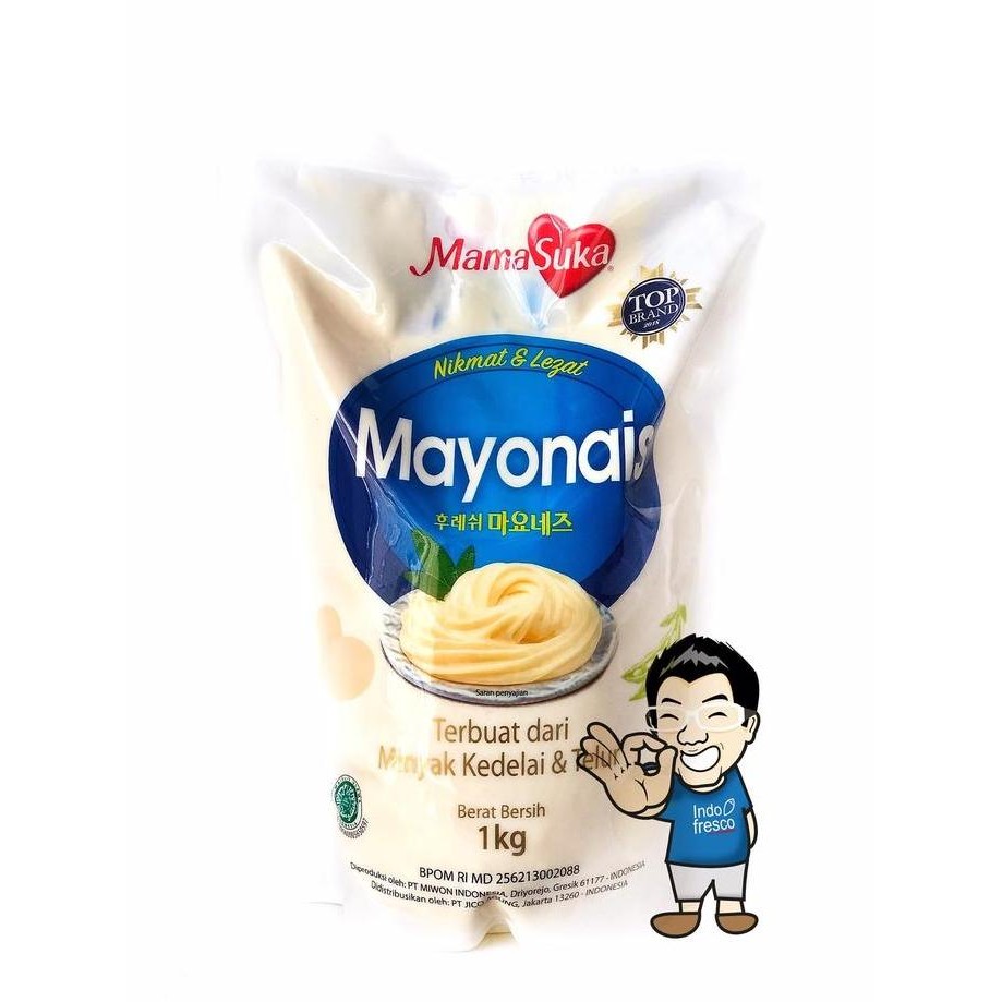 

Tersedia Mama Suka Mayonnaise 1kg - Saus Mayonais Halal & Enak