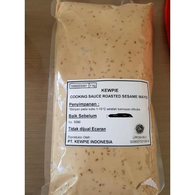 

Tersedia Kewpie Roasted Sesame Mayo 1 Kg Saus Salad Wijen Halal