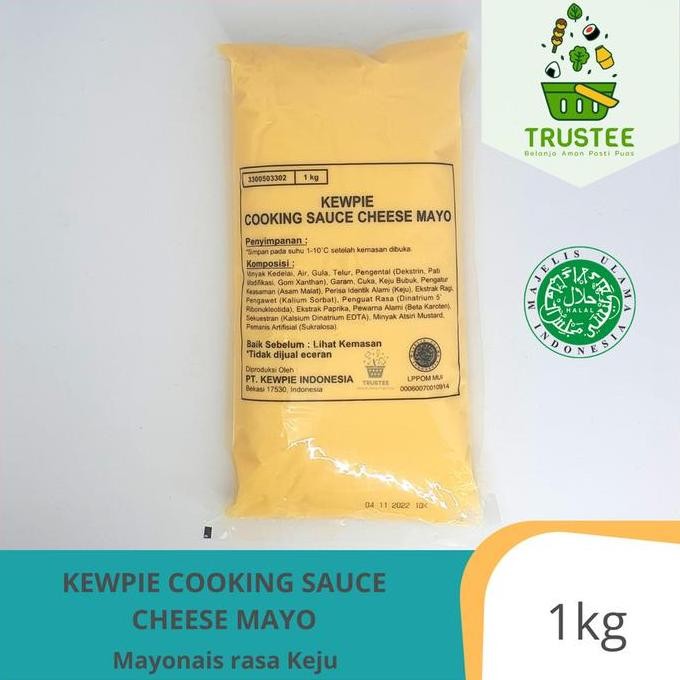

Tersedia Kewpie Cheese Mayo 1 Kg Saus Mayonnaise Keju Halal Jepang