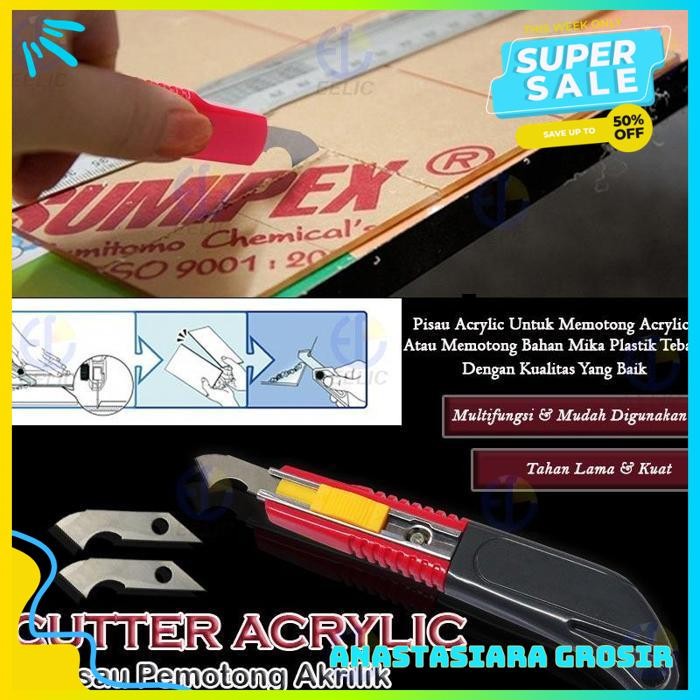 

CUR-A1884 PISAU CUTTER POMOTONG AKRILIK DENGAN 2 PCS MATA PISAU CADANGAN PRODUK TERBAIK