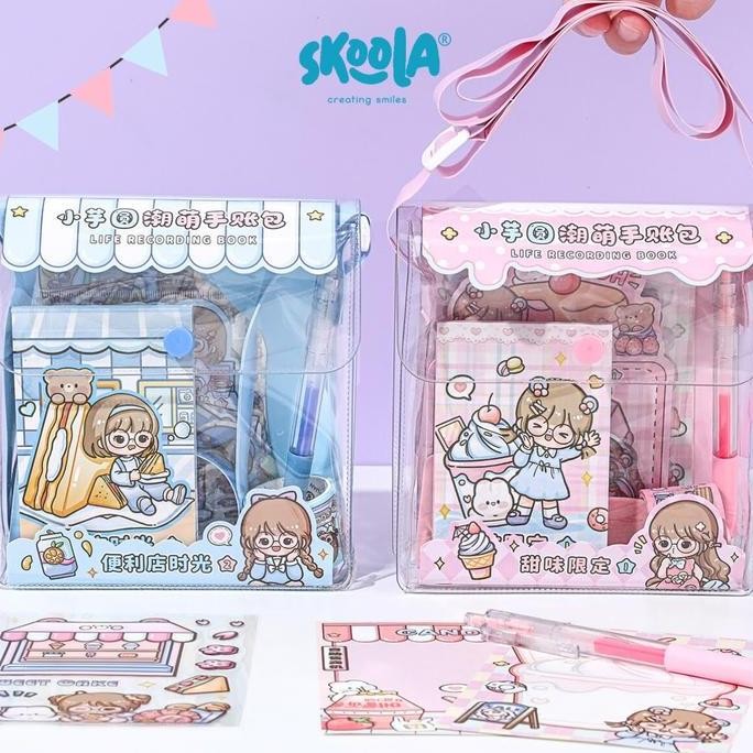 

Tersedia Skoola Stationery Sticker Set Notebook Jurnal Anak Perempuan Washi Tape Kado Ulang Tahun