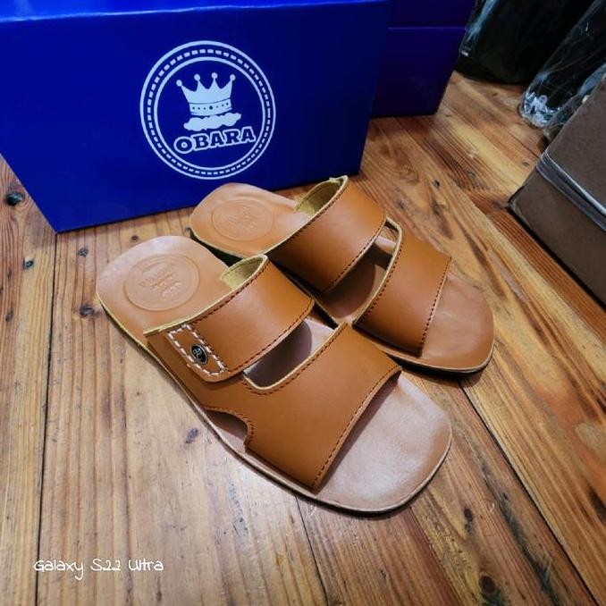 Sandal Kulit Pria Bahan Kulit Asli Sandal Kulit Cowok Keren Sendal Pria Bahan 100% Kulit Jepit Cokla