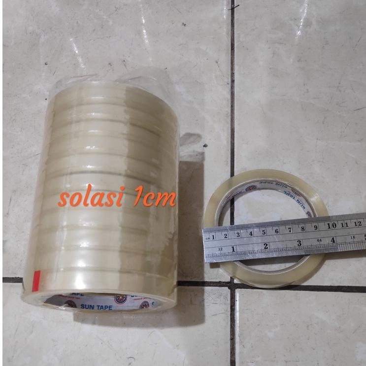 

Diskon Solasi 1 Cm (Isi 12Pcs), Isolasi, Solatip Diskon