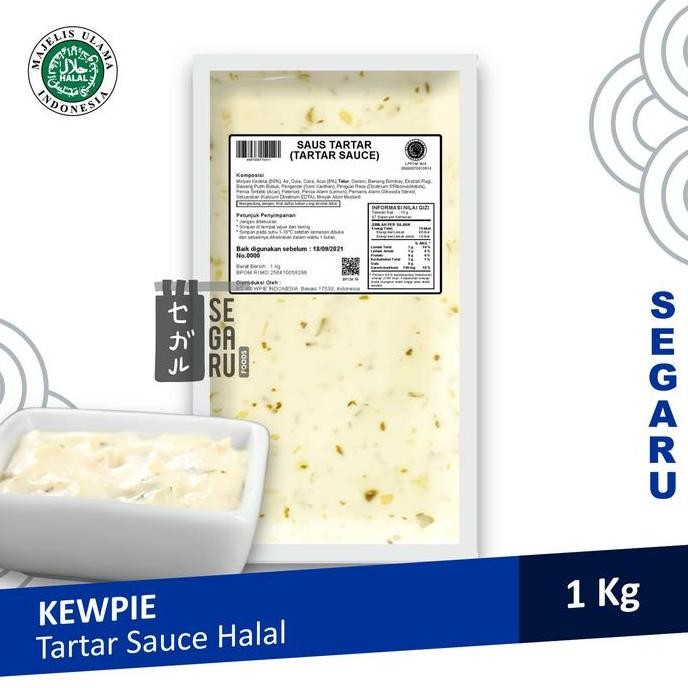 

Tersedia KEWPIE Tartar Sauce | Saus Tar Tar Untuk Cocolan Tempura Halal 1kg