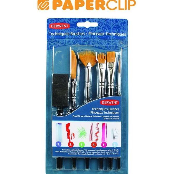 

TERBARU - KUAS LUKIS DERWENT SET TECHNIQUES BRUSHES 2302003DW