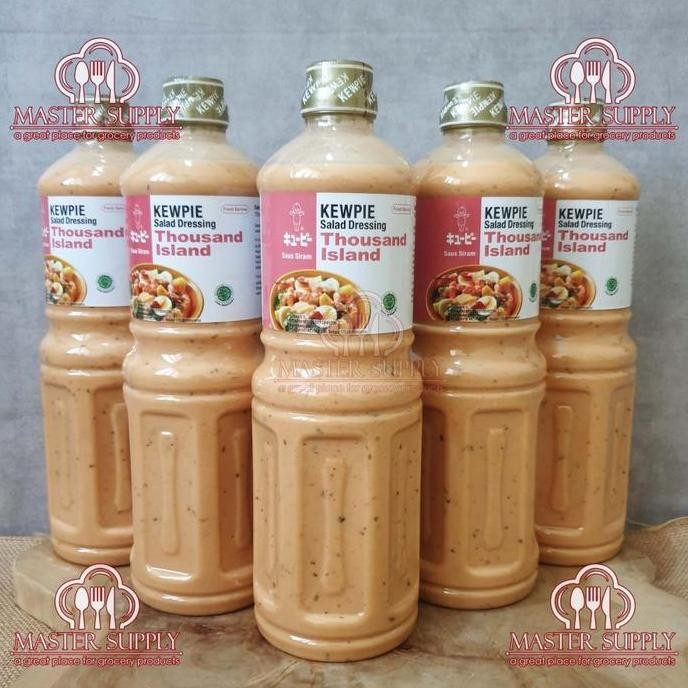 

Tersedia Kewpie Thousand Island 1 Liter - Salad Dressing Saus Mayo Halal