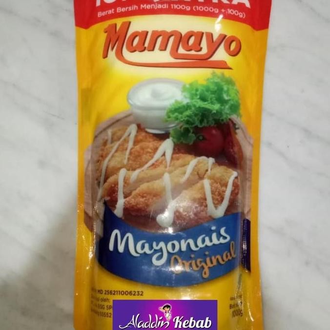 

Tersedia Mamayo Mayonnaise Original 1Kg - Saus Mayo Untuk Burger & Salad