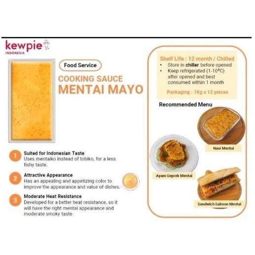 

Tersedia Kewpie Mentai Mayo Cheese Tartar Sesame 1Kg - Saus Mayo Aneka Rasa