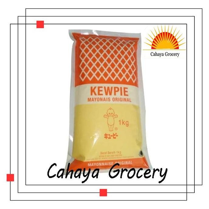

Tersedia Kewpie Mayonnaise Original 1kg - Saus Salad Mayo Ori Halal