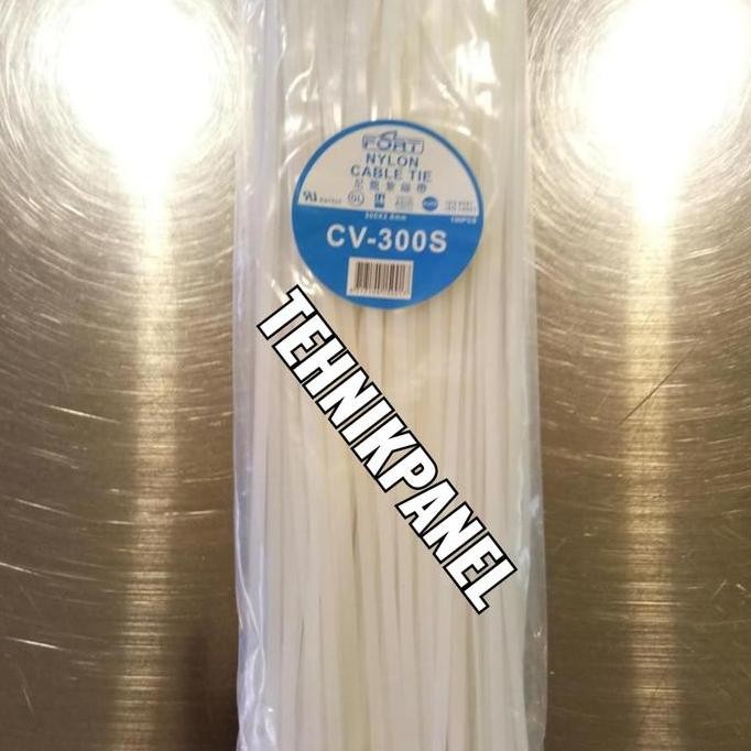 

Diskon! Kabel Ties 30cm x 3.6mm Cable Tie Nylon Warna Hitam Kualitas Bagus