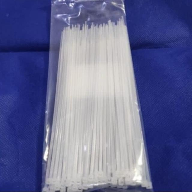 

Diskon! Paket Kabel Ties Ukuran 10-30cm Warna Putih Hitam Isi 100pcs Per Ukuran