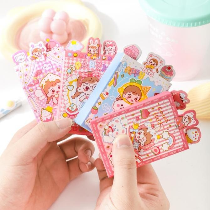 

Tersedia Sticky Note Set Motif Karakter Lucu Jepang untuk Catatan dan Planner