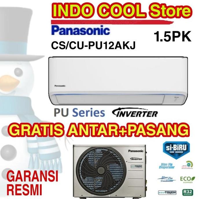 Ac Panasonic Inverter 1.5 PK PU12