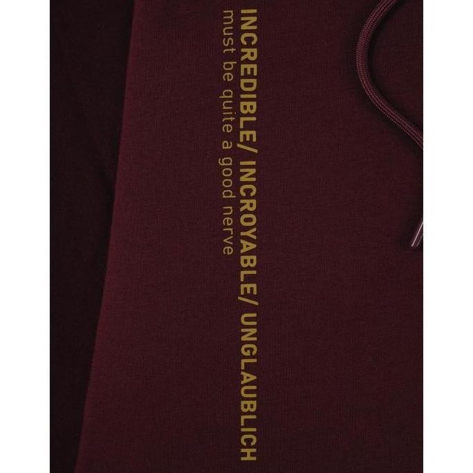 Arkline Incredible Pullover Hoodie Maroon DS