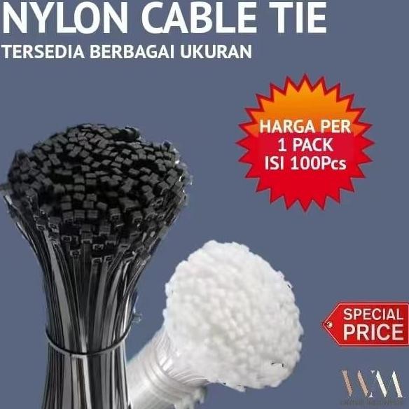 Diskon! Kabel Ties 7.2x500mm - Cable Tie Extra Panjang Pengikat Kabel Besar