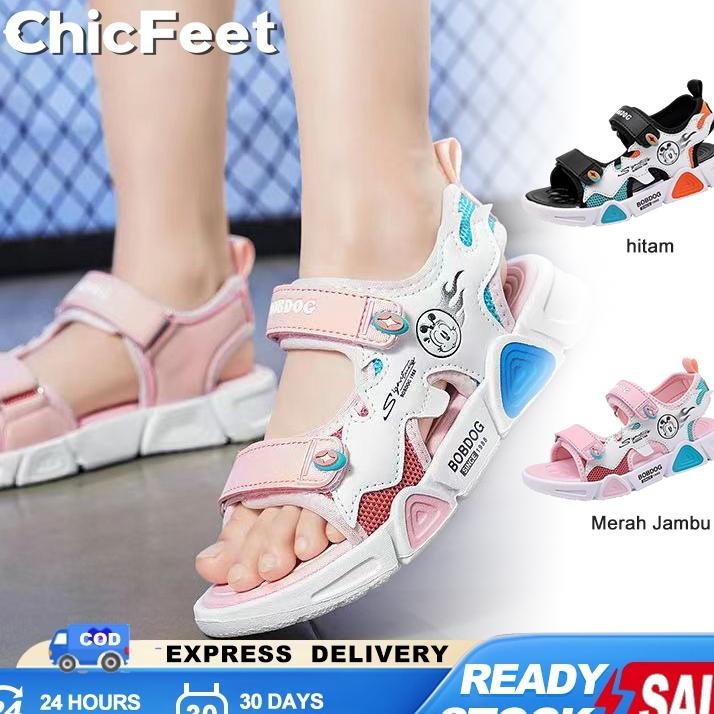 Chicfeet Kids Top Brand Sandal Anak Sendal Skechers Gunung Bayi Anak Laki Laki 314 Tahun Pantai Sepa
