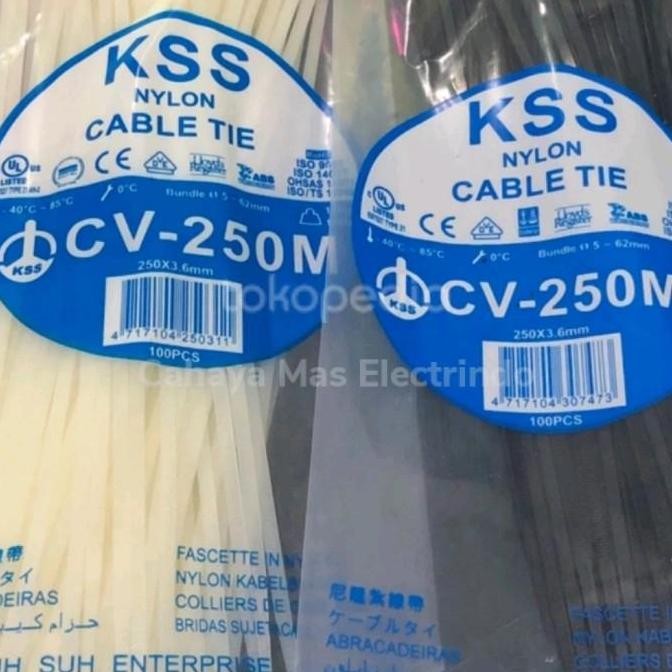 

Diskon! Kabel Ties KSS isi 100pcs - Ukuran Komplit 10cm - 30cm Original