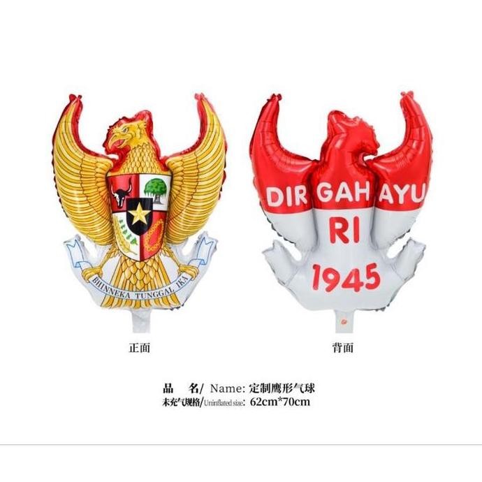(Allthebest) Balon Foil garuda/foil 17 an/dekorasi 17 an/balon 17 agustus