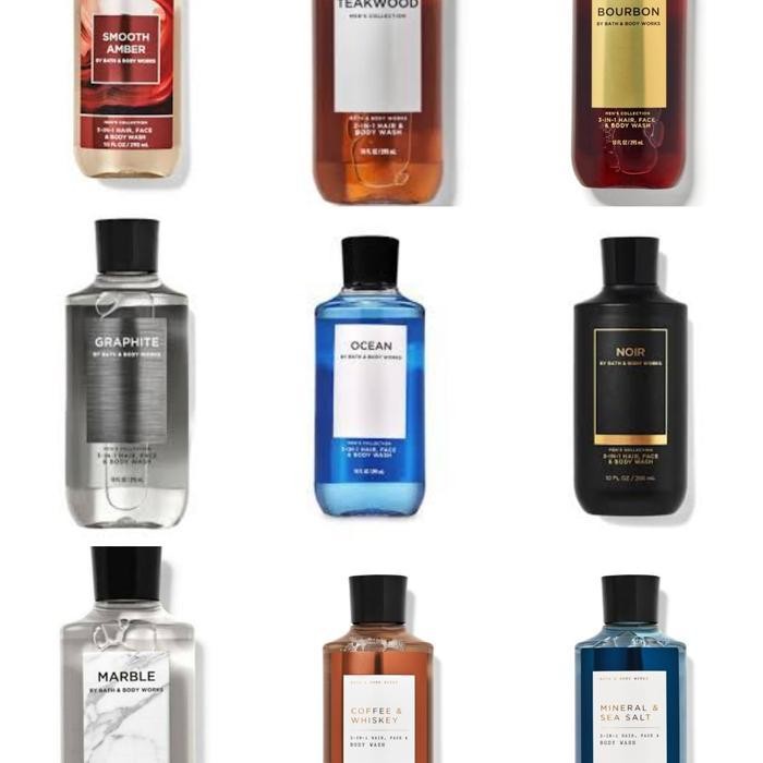 PH BATH & BODY WORKS BBW 3 IN 1 FOR MEN (Hair, face , body wash) - Marble
