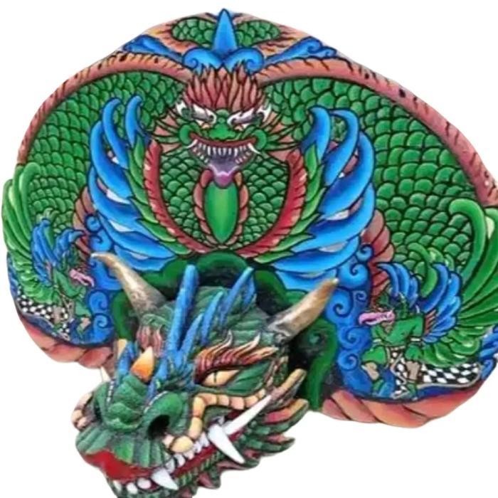 LFM Topeng Barongsai Barongan Devil Jumbo Siap Ventas untuk Festival Halloween Anak