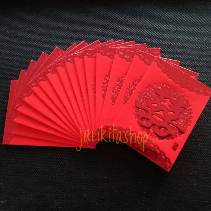 

LFM ANGPAO MERAH MINI KERTAS AMPLOP WEDDING SANGJIT SHUANG XI DEKORASI PES
