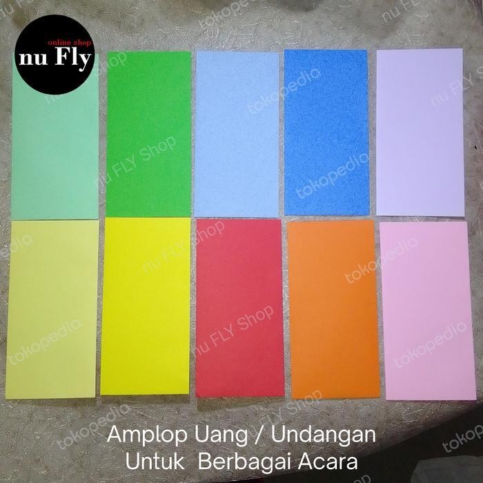 

LFM Amplop Warna Undangan Angpau 9X18 - Kuning Terang