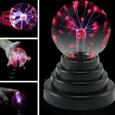 Lampu pajangan Magic USB Plasma Ball Lampu bola kristal plasma