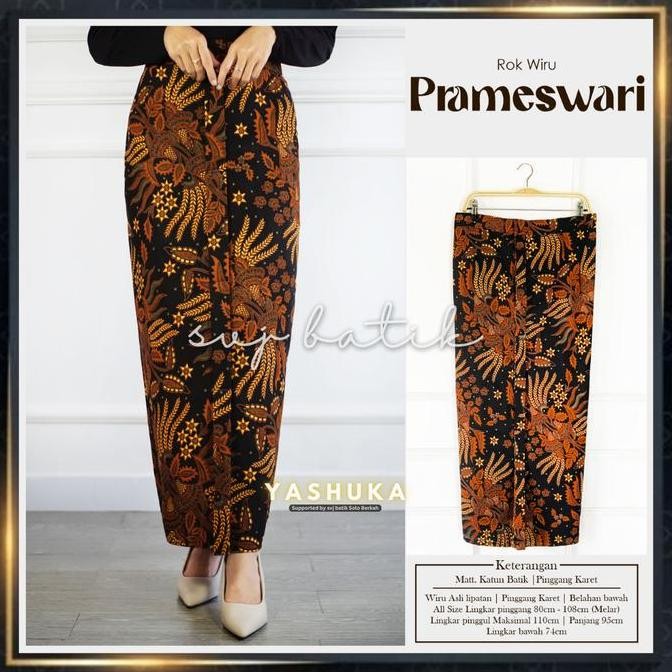 Rok plisket instan jarik wiru batik wanita terbaru bawahan kebaya