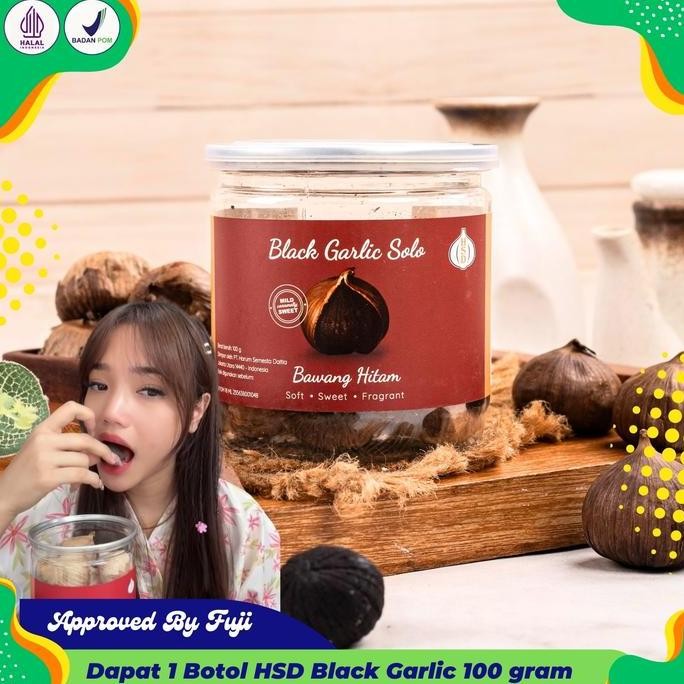 

Black Garlic Tunggal HSD 100g - Fermentasi 90 Hari, Alami BPOM