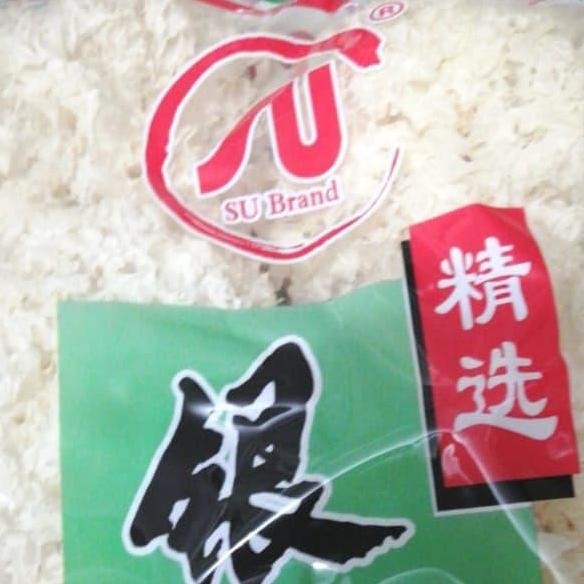 

Jamur Putih/Jamur Kuping Putih/Bai Mu Er Su Brand 500Gr X 8 Bungkus Kualitas Terbaik Harga Termurah