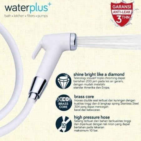 JB Jet Shower WATERPLUS SJS 011WH S1 Warna Putih None