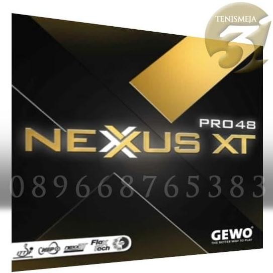 NEXXUS XT PRO 48 karet pingpong merk Gewo dari Germany