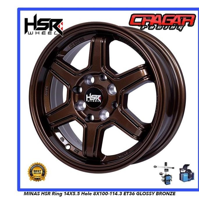 VELG MOBIL RING 14 HINGGA RING 22 HSR WHEEL - HSR500 ORIGINAL DAN TERPERCAYA