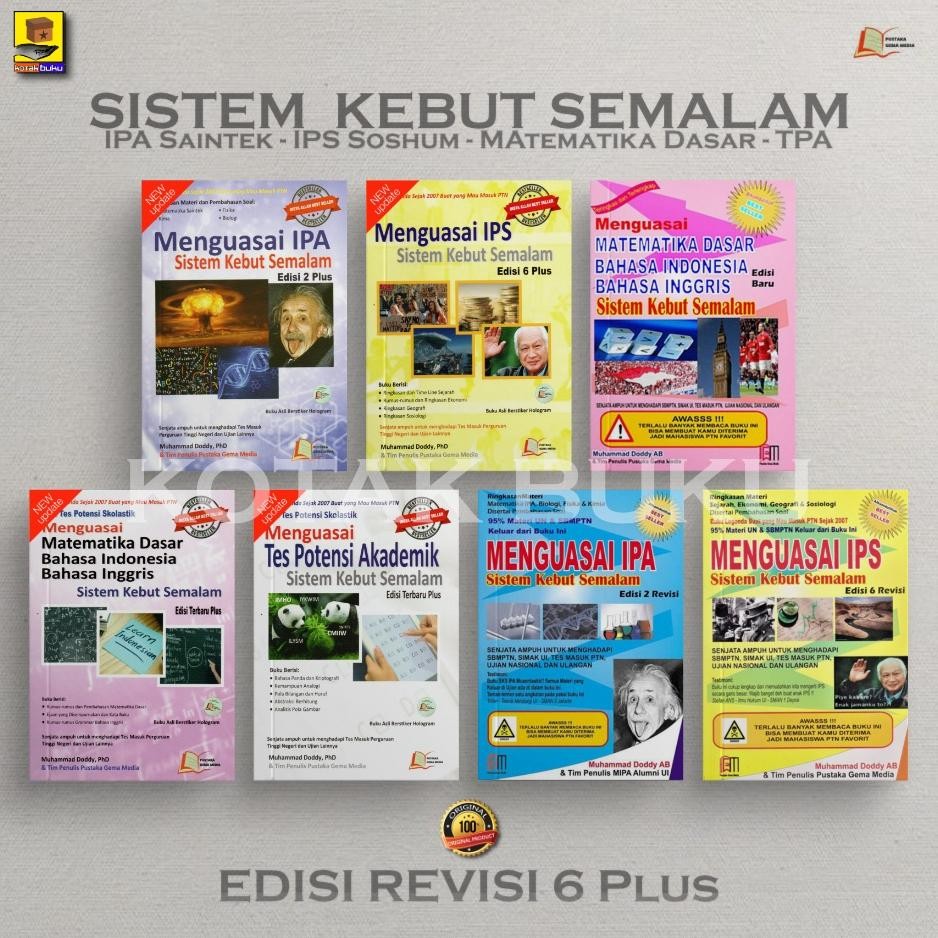 (zone) Buku SKS / Sistem Kebut Semalam / SKS IPA / SKS IPS / Buku IPA SOSHUM / Buku IPS SAINTEK MURA
