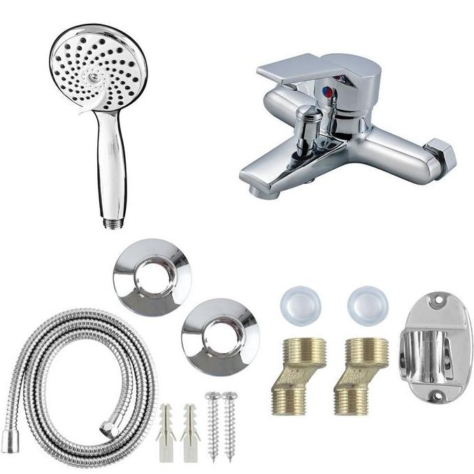 Shower Kepala Mandi / Paket Shower / Shower Mandi / Kran Cabang / Kran Panas Dingin Set Hs-79 Air Se