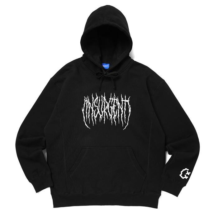 Insurgent Club - Roots Hoodie Black Sablon Tebal
