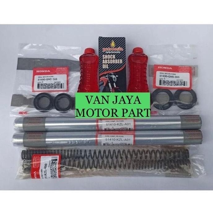 (Allthebest) PAKET AS SHOCK SOK DEPAN SET PER SHOCK BEAT Fi VARIO 110 Fi VARIO 125