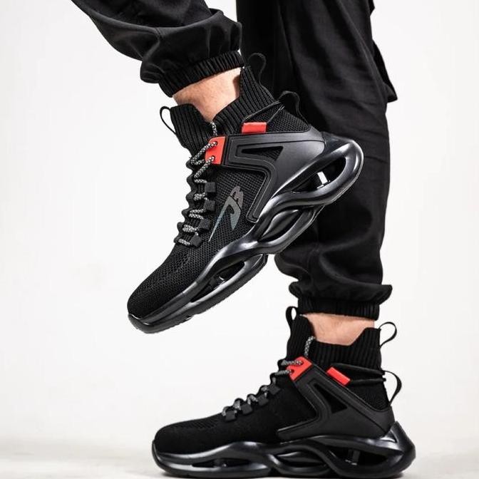 Sepatu Safety Pria Si17 Safety Shoes Boots Model Sneakers Casual Ringan New Stok