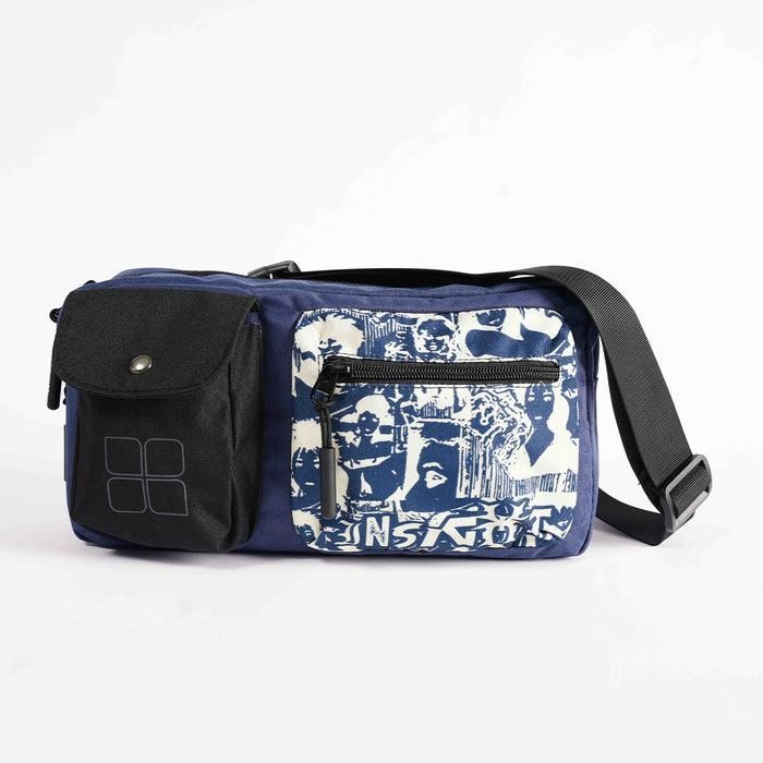 Twb Insight Tas Pinggang Pria C Moon Pocket Waist Bag Planet Surf - Biru