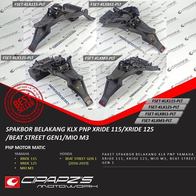 (Allthebest) Spakbor belakang klx 150 PNP X RIDE 115 XRIDE 125 BEAT STREET