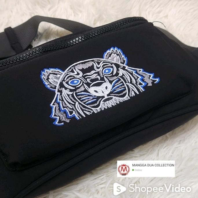 Twb Tas Pinggang Kenzo Tas Waistbag Nylon Branded Quality