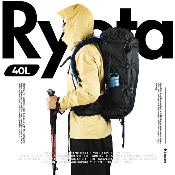 MS BOGABOO RYOTA tas gunung carrier ultralight 40 L -  Tas BACKPACK BOGABOO Seri RYOTA 40 L -  tas g