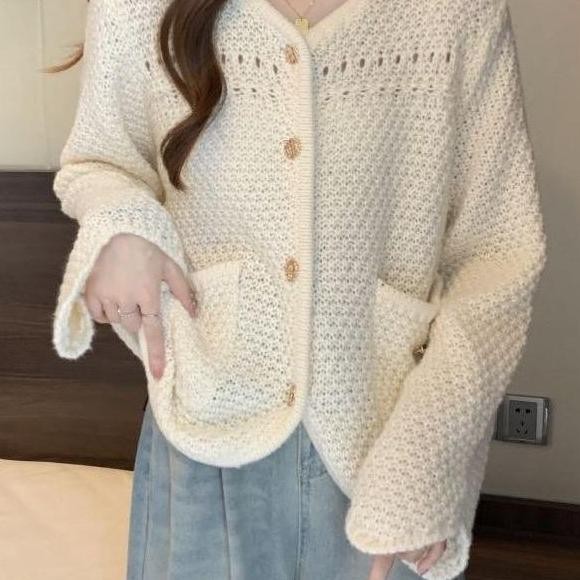 Sale Markas Fashion99 Cardigan Sweater Knit Premium Bgold 1359 Atasan Wanita Rajut Kasual Santai Nya