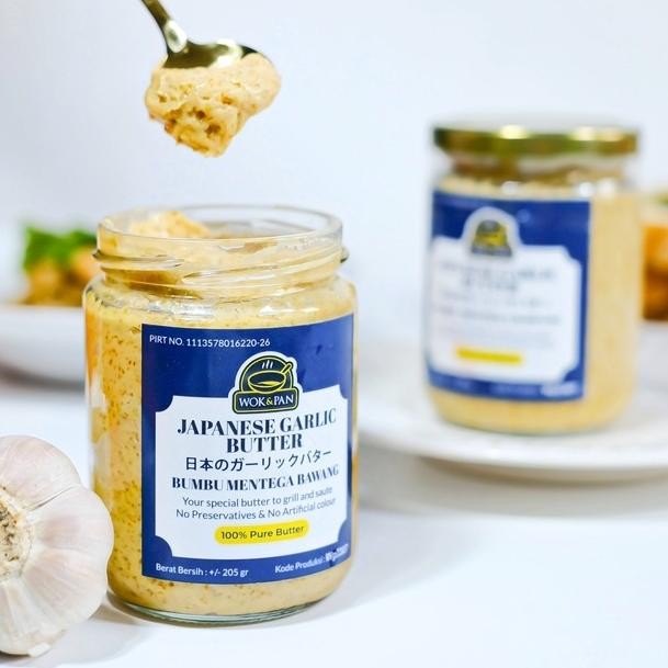 

Terbaru! Garlic Butter buat memasak,menumis dan memanggang ,Dibuat hanya dengan bahan bahan berkualitas tinggi.Resep orisinil dari Japanese Steakhouse terbesar di amerika ~