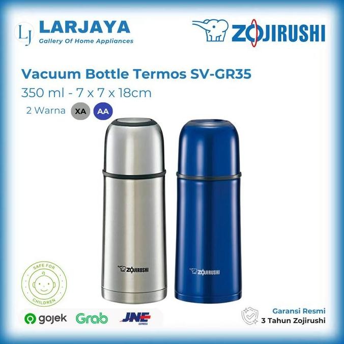 Siap Kirim Termos Zojirushi 350ml SV-GR35 XA-AA Original Jepang Vacuum Flask