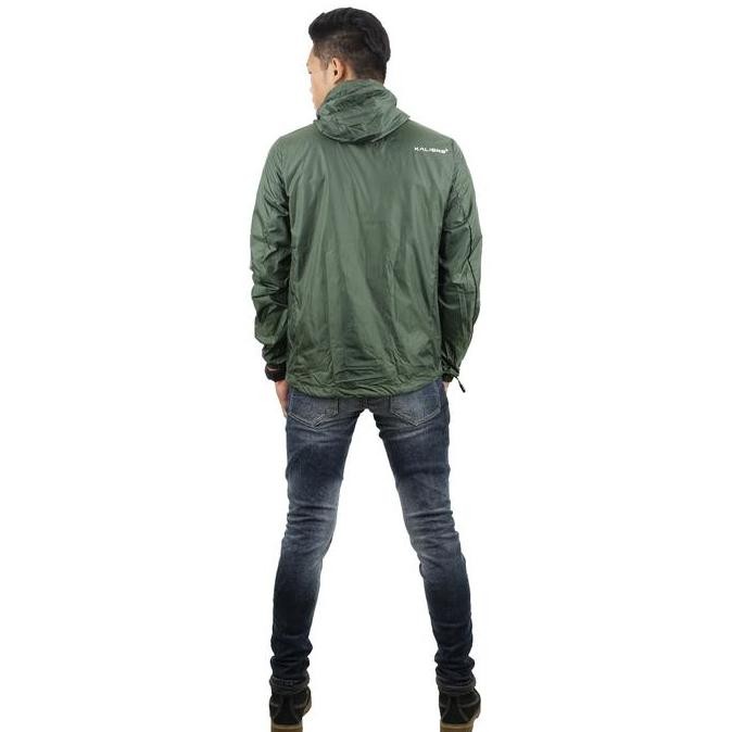 Promo Jaket Pria Kalibre Original Wind Breaker Kombu Green 02 970482