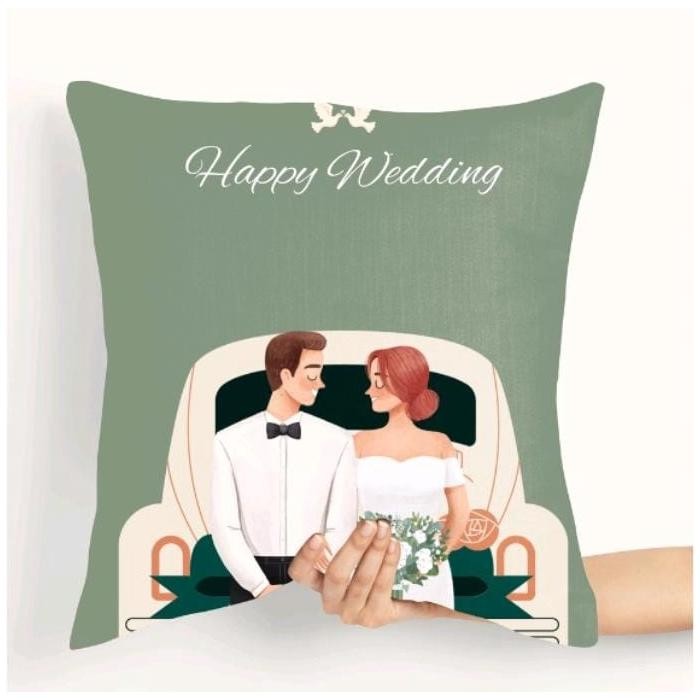 New Bantal Souvenir Pernikahan / Bantal Wedding / Bantal Kado Pernikahan / Bantal Custom 