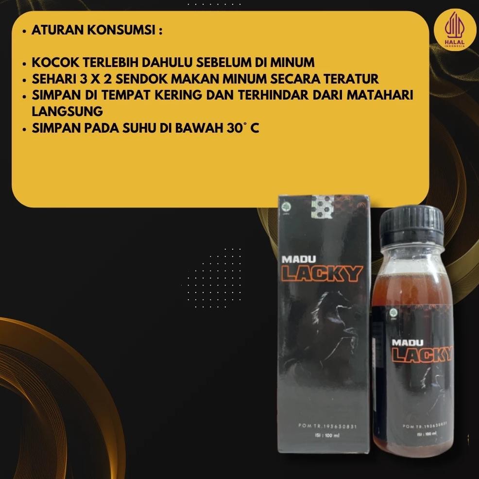 

Update! MADU LACKY MINUMAN TRADISIONAL UNTUK PERAWATAN KHUSUS BADAN HALAL ~